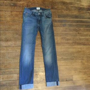 Y2K Hudson Bacara straight, flood cuff jeans